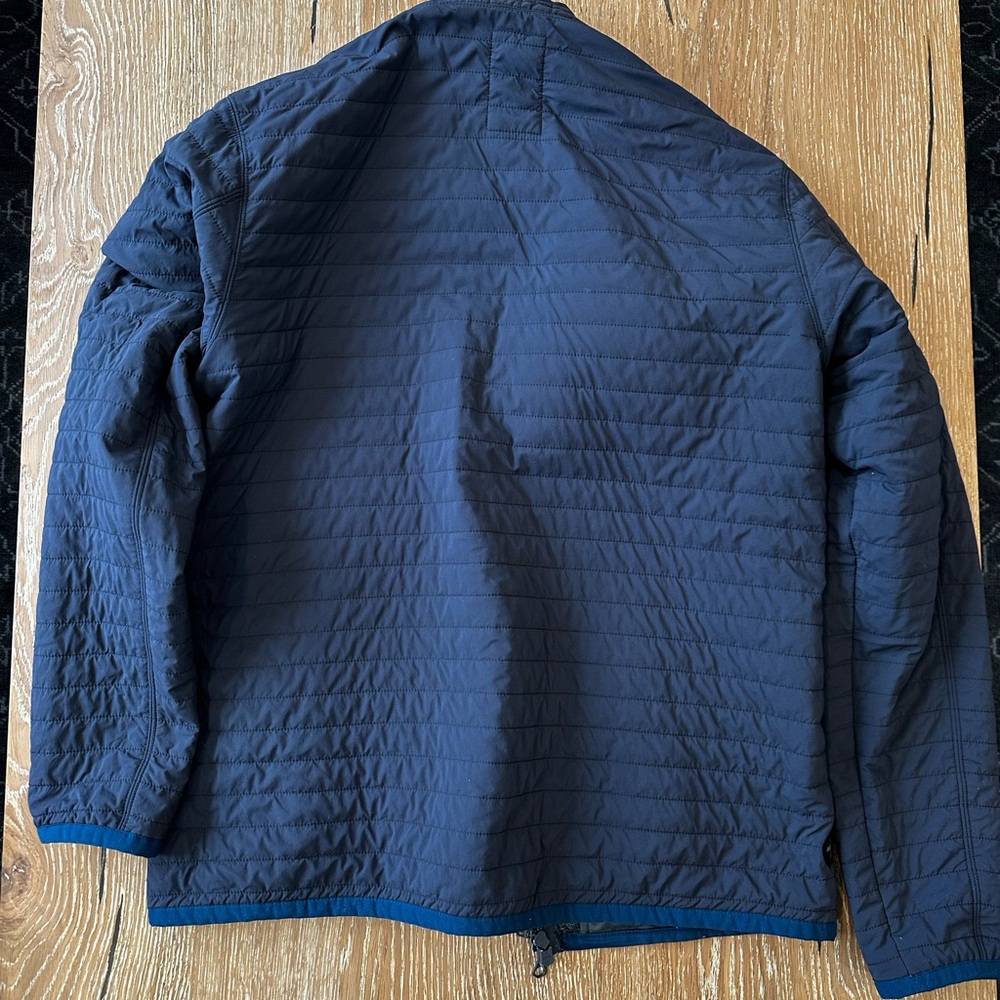 Windzip - Men's Navy Quilted Jacket - Picture 2 of 2